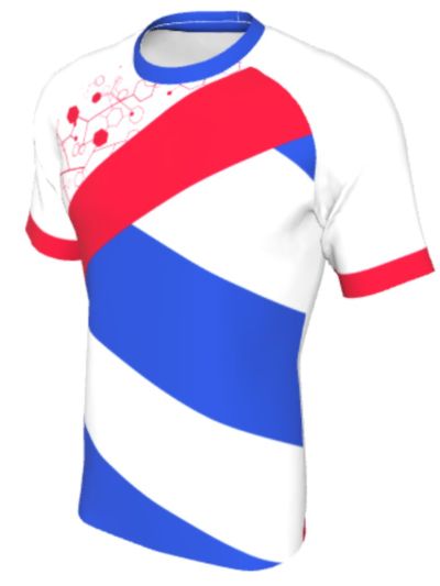 Maglia Rugby Grafica Definita Personalizzabile - Stile 007