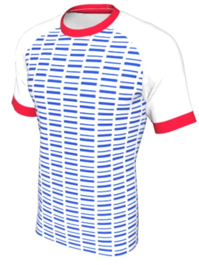 Maglia Calcio Grafica Definita Personalizzabile - Stile 010
