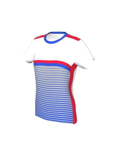 Maglia Running Femminile Grafica Definita Personalizzabile - Stile 003