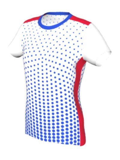Maglia Running Femminile Grafica Definita Personalizzabile - Stile 004