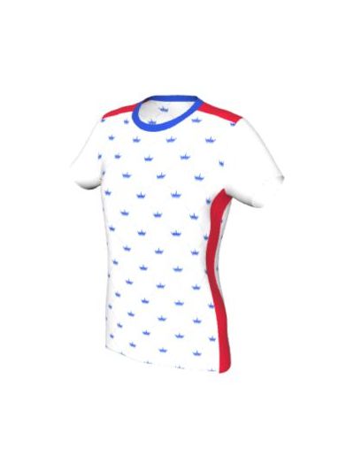 Maglia Padel Femminile Grafica Definita Personalizzabile - Stile 007