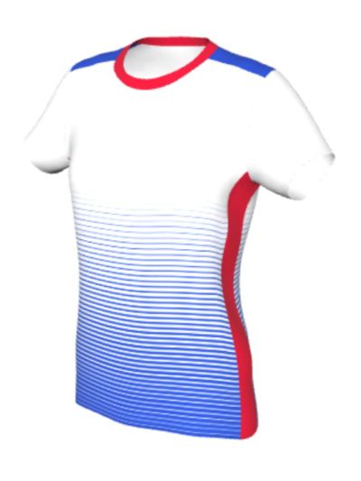 Maglia Volley Femminile Grafica Definita Personalizzabile - Stile 013