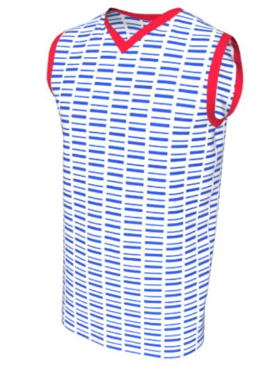 Canotta Basket Maschile Grafica Definita Personalizzabile - Stile 010