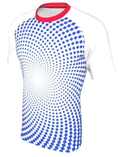 Maglia Padel Maschile Grafica Definita Personalizzabile - Stile 030