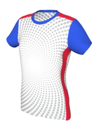 Maglia Running Femminile Grafica Definita Personalizzabile - Stile 001