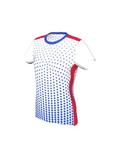 Maglia Volley Femminile Grafica Definita Personalizzabile - Stile 004