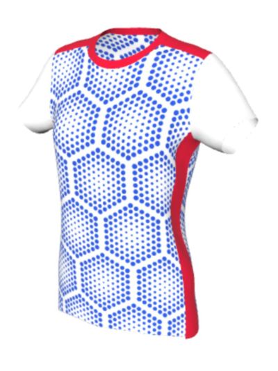 Maglia Volley Femminile Grafica Definita Personalizzabile - Stile 010