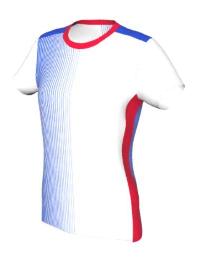 Maglia Volley Femminile Grafica Definita Personalizzabile - Stile 012