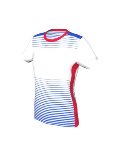 Maglia Fitness Femminile Grafica Definita Personalizzabile - Stile 016