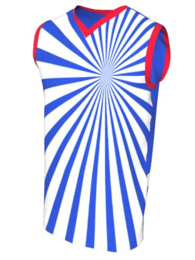 Canotta Basket Maschile Grafica Definita Personalizzabile - Stile 003