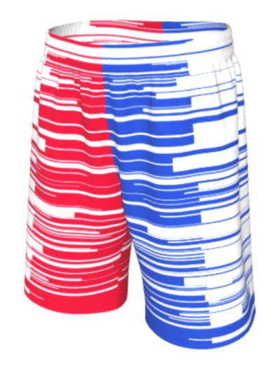 Pantaloncino Basket Maschile Grafica Definita Personalizzabile - Stile 002